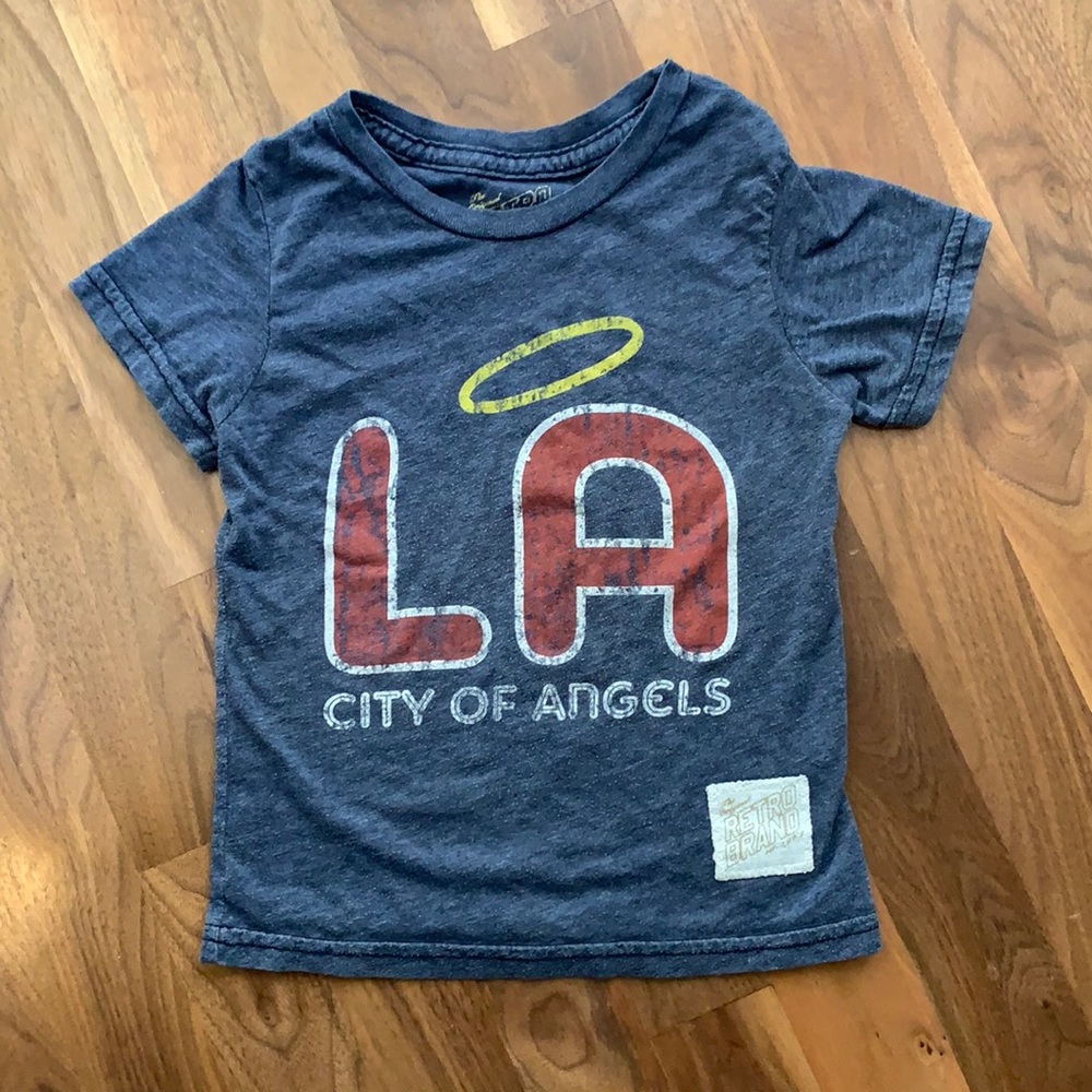 Retro Brand LA Angels Vintage Style T-Shirt Size 2